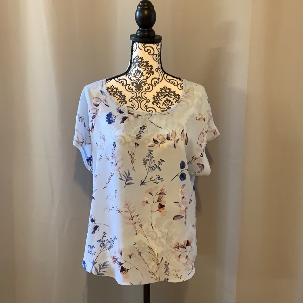 Banana Republic Picot Trim Blouse